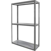 Heavy-Duty Shelving, Steel, Bolted, 3000 lbs. Capacity, 36" W x 72" H x 18" D Industrial Sales