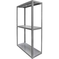 Heavy-Duty Shelving, Steel, Bolted, 3000 lbs. Capacity, 36" W x 72" H x 18" D Industrial Sales