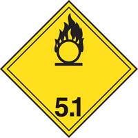 &eacute;tiquettes d'exp&eacute;dition TMD, Classe 5,1, Substances oxydantes, Papier Industrial Sales