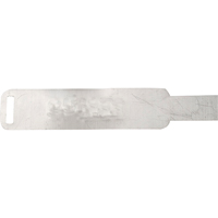 &eacute;tiquettes vierges, 1" la x 10" h Industrial Sales
