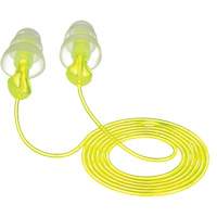 E-A-R Tri-Flange Reusable Earplugs, Corded, Bulk - Polybag, 26 dB NRR, One-Size Industrial Sales
