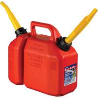 Combo jerrican essence/huile, 2,17 gal. US/8,25 L, Rouge, Conformes aux normes CSA/ULC Industrial Sales