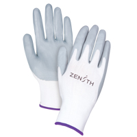 Gants l&eacute;gers enduits et respirants, 6/T-petit, R&ecirc;vetement Mousse de nitrile, Calibre 13, Enveloppe en Polyester Industrial Sales