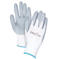 Lightweight Breathable Coated Gloves, 10/X-Large, Foam Nitrile Coating, 13 Gauge, Polyester Shell Industrial Sales