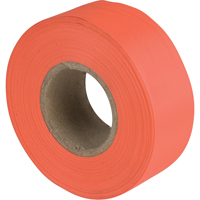 Rubans pour signalisation, 1,1875" la x 150' lo, Orange fluorescent Industrial Sales