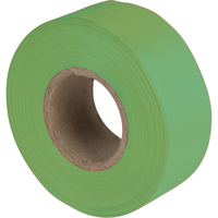 Rubans pour signalisation, 1,1875" la x 150' lo, Vert fluorescent Industrial Sales