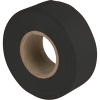 Flagging Tape, 1.2" W x 300' L, Black Industrial Sales