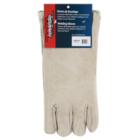 Gants de soudeur de premi&egrave;re qualit&eacute;, Cuir de vache refendu, Taille Grand Industrial Sales