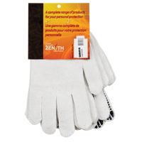Gants tricot&eacute;s &agrave; pois, Poly/coton, Un c&ocirc;t&eacute;, Calibre 7, Grand Industrial Sales