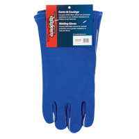 Gants de soudage &agrave; pouce & paume doubles, Cuir de vache refendu, Taille Grand Industrial Sales