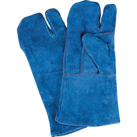 Gants de soudage &agrave; pouce & paume doubles, Cuir de vache refendu, Taille Grand Industrial Sales