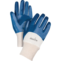 Medium-Weight Interlock Lined Gloves, 11/2X-Large, Nitrile Coating, Cotton Shell Industrial Sales