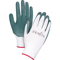 Gants enduits confortables de premi&egrave;re qualit&eacute;, 7/Petit, R&ecirc;vetement Nitrile, Calibre 13, Enveloppe en Polyester Industrial Sales
