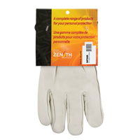 Standard-Duty Winter-Lined Driver's Gloves, 2X-Large, Grain Cowhide Palm, Fleece Inner Lining Industrial Sales