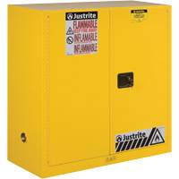 Sure-Grip&reg; Ex Flammable Storage Cabinets, 30 gal., 2 Door, 43" W x 44" H x 18" D Industrial Sales