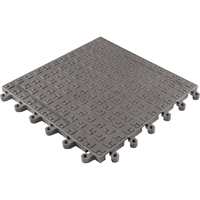 ErgoDeck&reg; Soft No. 566 Matting, PVC, 1-1/2' W x 1-1/2' L, 7/8" Thick, Charcoal Industrial Sales