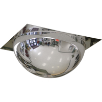 Drop-In Ceiling Panel Dome, Full Dome, Open Top, 24" Diameter Industrial Sales