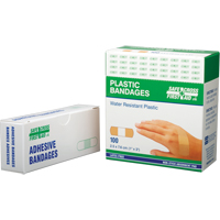 Bandages, Rectangulaire/carr&eacute;e, 3", Plastique, St&eacute;rile Industrial Sales