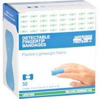 Bandages, Bout de doigt, 3", Tissu d&eacute;tectable, St&eacute;rile Industrial Sales