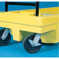 Poly-Spillcart Cart, 66.5" L x 29" W x 43.9" H, 57 US gal. Spill Cap. Industrial Sales