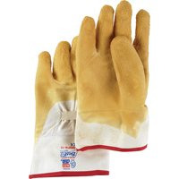 Gants enduits Nitty Gritty, 10/Grand, R&ecirc;vetement Latex de caoutchouc, Enveloppe en Coton Industrial Sales