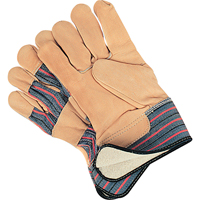 Abrasion-Resistant Winter-Lined Fitters Gloves, Large, Grain Cowhide Palm, Cotton Fleece Inner Lining Industrial Sales