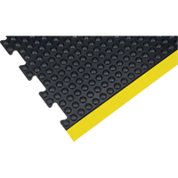 Anti-Fatigue Dome Matting, Bubbled, 3' x 4' x 1/2", Black, Rubber Industrial Sales