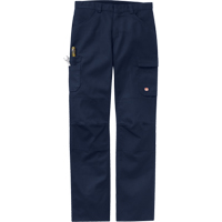 Performance Shop Pants, Canvas/Cotton/Polyester, Navy Blue, Size 30, 37 Inseam Industrial Sales