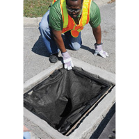Bac de r&eacute;tention carr&eacute; Ultra-Drain Guard avec orifice de trop-plein, Huile & s&eacute;diments, 16" - 28" lo x 20" - 36" la Industrial Sales