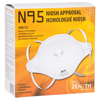 Respirateur contre les particules, N95, Certifi&eacute; NIOSH, Moyen/grand Industrial Sales