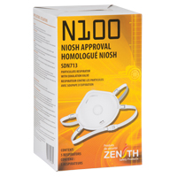Respirateur contre les particules, N100, Certifi&eacute; NIOSH, Moyen/grand Industrial Sales
