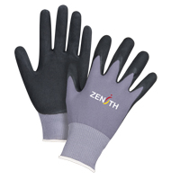 ZX-1 Premium Touchscreen Compatible Gloves, 8/Medium, Nitrile/Foam Nitrile Coating, 15 Gauge, Nylon Shell Industrial Sales