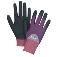 ZX-2 Premium Coated Gloves, 8/Medium, Nitrile/Foam Nitrile Coating, 18 Gauge, Nylon Shell Industrial Sales
