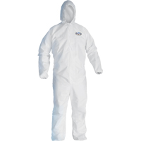 Combinaison Kleenguard A45 contre les liquides, les particules de pr&eacute;paration des surfaces et la peinture, Petit, Blanc, Micropore Industrial Sales