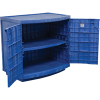 Armoire en poly&eacute;thyl&egrave;ne pour produits corrosifs et acides, 24 gal., 36" x 35" x 25" Industrial Sales