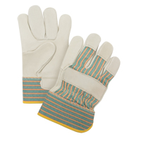 Gants pour ajusteur r&eacute;sistant &agrave; l'abrasion, Moyen, Paume en Cuir fleur de vache Industrial Sales