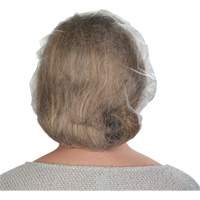 Bonnets bouffants non tiss&eacute;s, Polypropyl&egrave;ne, 21"/Grand, Blanc Industrial Sales