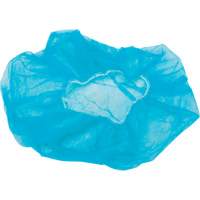 Non-Woven Bouffant Caps, Polypropylene, 21"/Large, Blue Industrial Sales
