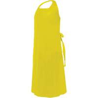 Apron, Polyurethane, 45" L x 35" W, Yellow Industrial Sales