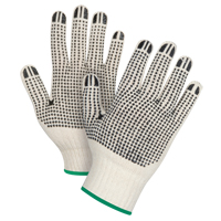 Gants tricot&eacute;s de poids lourd &agrave; deux c&ocirc;t&eacute;s avec pois, Poly/coton, Deux c&ocirc;t&eacute;s, Calibre 7, Moyen Industrial Sales