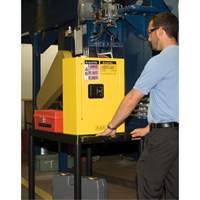Sure-Grip&reg; EX Mini Flammable Safety Cabinet, 2 Gal., 1 Door, 17" W x 22" H x 8" D Industrial Sales
