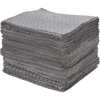 Premium Bonded Sorbent Pads, Universal, 15" x 17", 30 gal. Absorbancy Industrial Sales