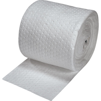 Feuilles absorbantes en fibres fines de premi&egrave;re qualit&eacute;, Poids moyen, 150' lo x 15" la, Absorption 20 gal. Industrial Sales