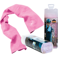 Chill-Its&reg; 6602 Cooling Towels, Pink Industrial Sales