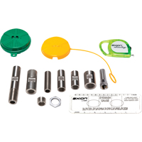Axion Advantage&reg; Eye/Face Wash Upgrade Kit with Green ABS Plastic Eye/Face Wash Head Industrial Sales