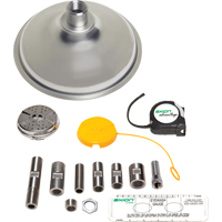 Axion Advantage&reg; Shower & Eye/Face Wash Upgrade Kit with Stainless Steel Eye/Face Wash Head & Showerhead Industrial Sales