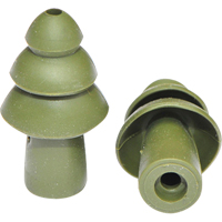 BattlePlugs&reg; Earplugs Replacement Tip, Uncorded, Bulk - Polybag, 24 dB NRR, Medium Industrial Sales