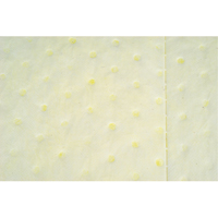 Feuilles absorbantes lamin&eacute;es (SMS) de premi&egrave;re qualit&eacute;, Mati&egrave;res dangereuses, 15" x 17", 30 gal. d'absorption Industrial Sales