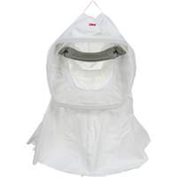 Cagoule Versaflo de haute durabilit&eacute; avec coiffe int&eacute;gr&eacute;e, Grand/Moyen, Coiffe souple, Bavette Simple Industrial Sales