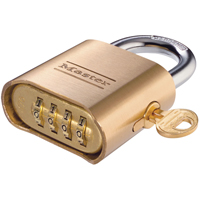 Cl&eacute; de contr&ocirc;le pour cadenas &agrave; combinaison r&eacute;glable en laiton Industrial Sales
